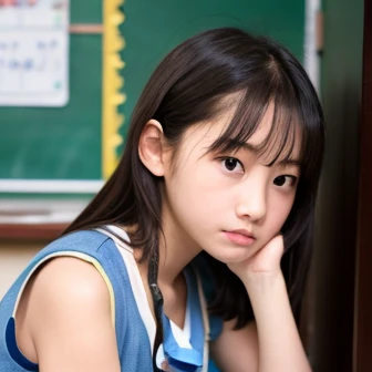Japanese junior high school girls