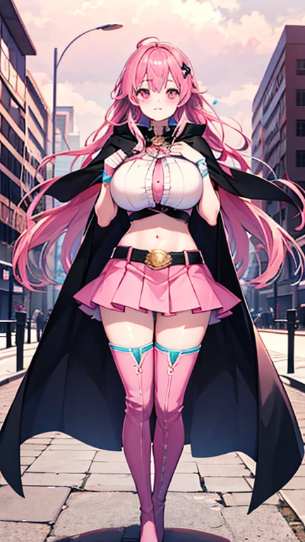 Masterpiece、最high quality、high quality、High definition、High resolution、High detail、Lens flare、Ray Tracing、high qualityなテクスチャー、high qualityな影、Beautiful details、Detailed explanation、Detailed texture、Realistic facial expression、Realistic and colorful、Slender、Cinematic Light、Side light、Sharp Focus、(1 Female:1.3)、(Intricate detailakeup、Pure Eros Face_v1:0.5)、(Details Beautiful delicate face、Detailed beautiful delicate eyes、Perfect Facial Proportions、Detailed skin、Charm)、Fancy Twin Tails、Beautiful bangs、(Pink and red gradient hair color)、slender、(Large upward-facing breasts)、(Detailed crotch、V-Cut、High Leg、Thong)、Thighs、Dress shirt、Removing the Sleeve、boots、Provocative attitude、Release your knees、Leg spread、Raise your arms、Low-angle composition、(Take a deep breath、Work on this image step by step)