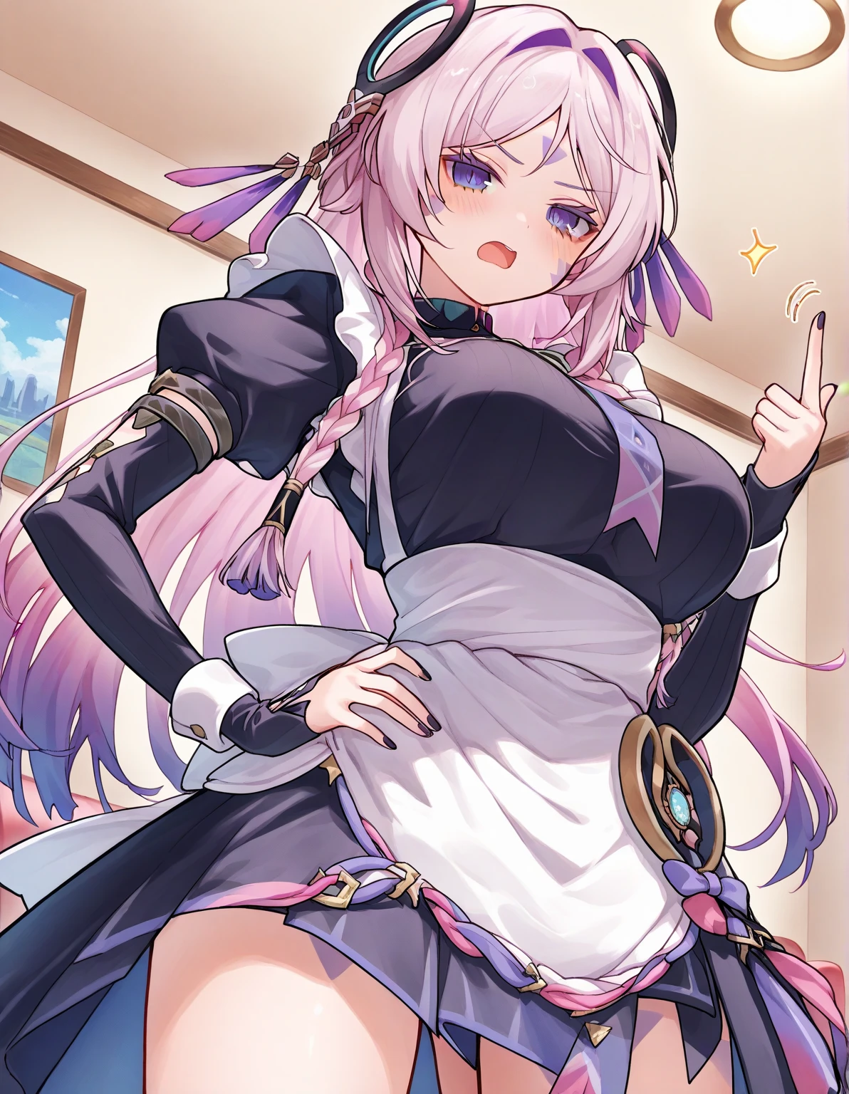 NSFW,masterpiece,Highest quality,High resolution,Very detailed,white\(no game No life\),Long Hair,Multicolored Hair,Hair between the eyes,Gradient Hair,Yellow Eyes,Flat Chest,(Gothic Lolita),(kimono),kimono,band,Bare shoulders,mini skirt,Melted face,blush,Different world,Brothel,Private room,bedroom,(Middle-aged men),Big cock,(Blowjob),Sucking,From above,Kneeling