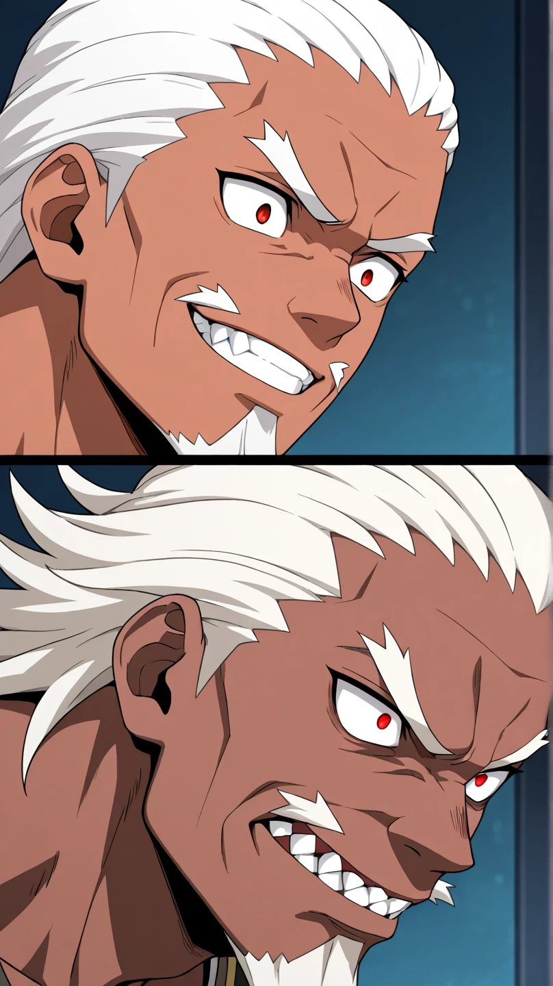 Huge muscles,Face the enemy,The face is drawn carefully,Hünkel,Handsome,good looking,((Huge penis,Anal Sex)),Crying face,Silver Hair,,8k,High definition,Masterpiece,Detailed Description,Spike Hair,8 heads,tall,Blood vessels throughout the body