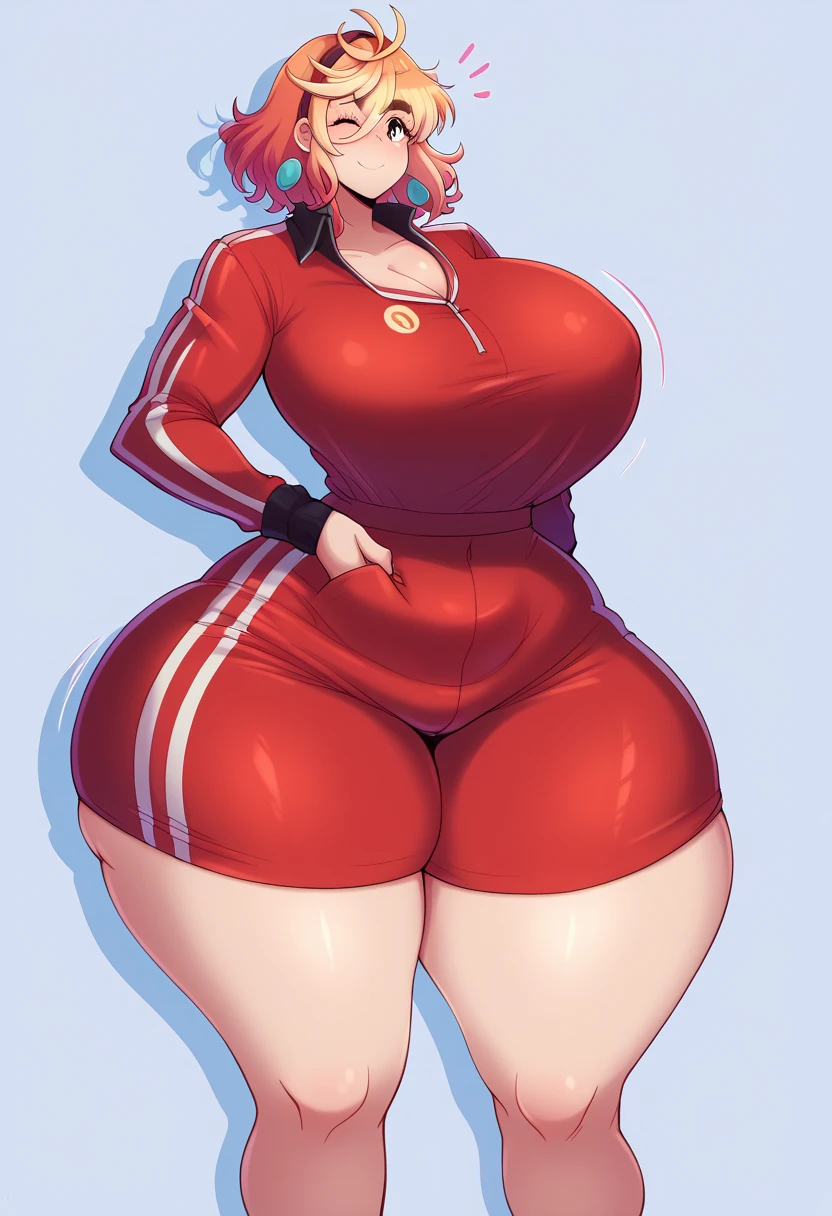 full body in image, full woman, (feet on image), simple hair, female body, hoodie sweater, jogger pants, curvy body, large hips, beautiful woman, thicc body, big thighs, voluptuous body, full thick body, dinamic pose, curve body. detalied pose, body, simple background, expressive face, focus on face, line art, sketch