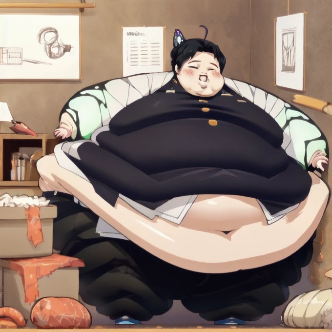 abstruct, 1girl, solo, white skin, black hair bob-cut, ((detailed face)),(Nerdy face) (sweat-stained panties:1.6), bra, looking down at herself, laying in bed, struggling to scratch underside of her belly, (WeightImmobile:1.3), (obese:1.2) (round face:1.3), saggy belly, rolls of flab, wide hips, sweaty, discoelysium, AS-MidAged, slob, too fat, morbidly obese, gassy, bloated, fart, acne, zits, pimples,