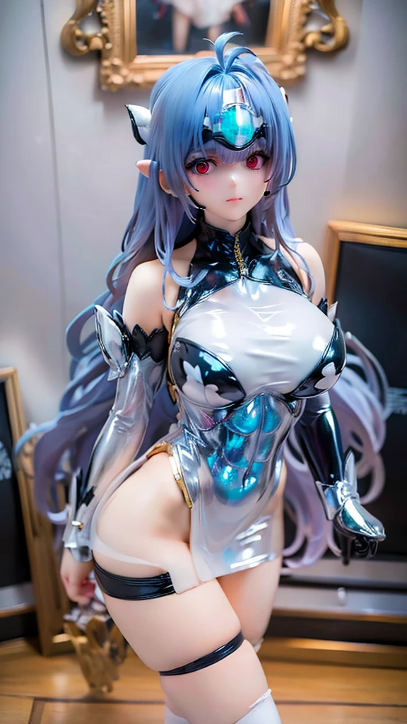 See through(8 )、Long Wavy Hair、Close up shot of buttocks looking up from under the ground、Realistic、((8 Year Oldowing Skin.4)、Shining sweat、Wearing a transparent swimsuit,,Accentuate your cleavage,Face reality,lips are a little red,Cheeks are a little red,Sexy,Pool
