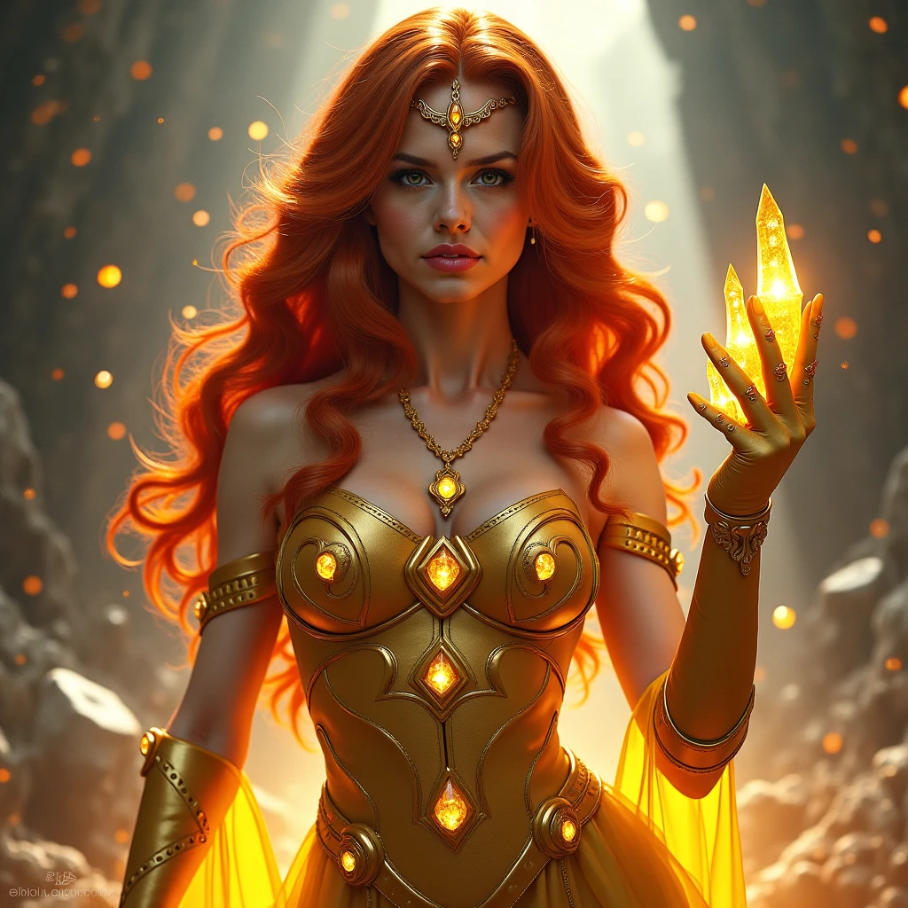 Hestia, goddess of the Hearth, homely, Sexy ginger human teen covered entirely in thick shaggy ginger fur, fiery ginger fur, long shaggy ginger fur, fiery eyes, sense of slight danger behind her beauty