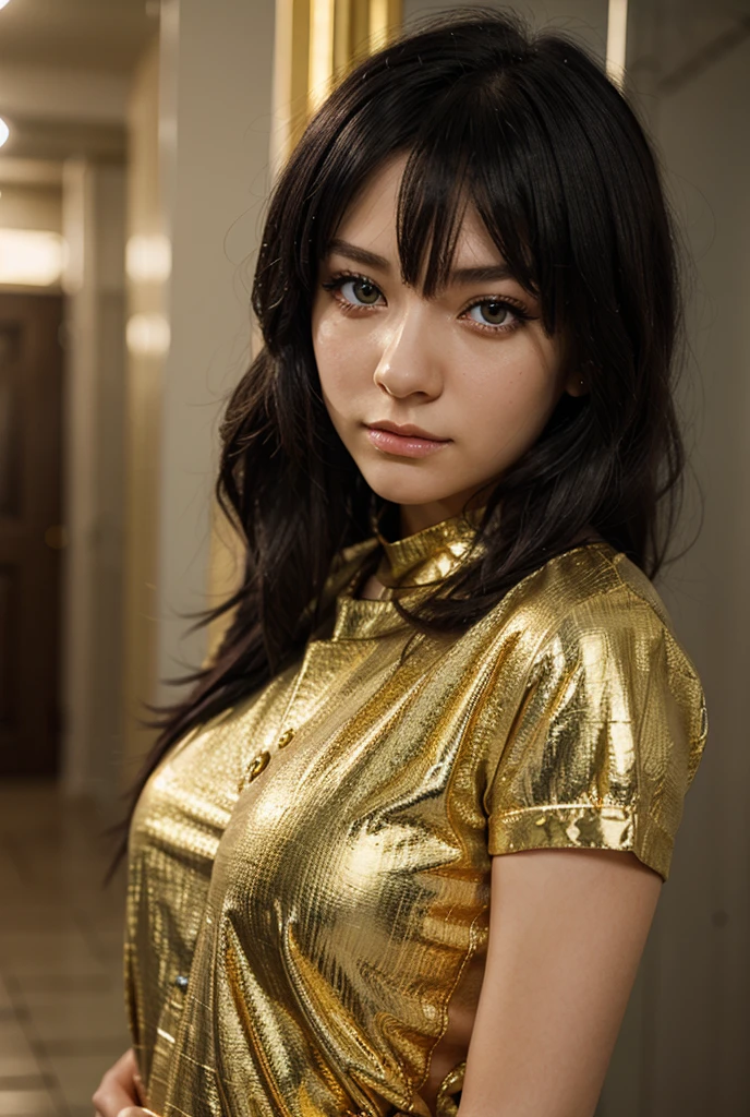 masterpiece, Highest quality, Unreal Engine, Super Resolution, Very detailed, Complex, colorful, Clear images, Sharp focus, Digital Blending,
One beautiful woman, A single actress, ashidamana, Perfect Eyes, Perfect Face, Ultra detailed hair, Ultra detailed face, Very detailed lips,Vivid expression, Healthy Body, Beautifully cute, realistic details of an Asian person's sweat glands, Smooth skin texture, Carefully drawn,
(humidity:1.2), Beautiful Eyes, (Attractive face:1.2), (Beautiful Skin), (Big Breasts), (Super shiny, Rubber Suit), Puffy nipples, Tight waist, Sticky with sweat, (Oily skin), (A shiny suit coated in oil), In a dynamic pose,
Studio Photo, indoor, In the torture room of an SM club, In the dim light, Cowboy Shot,