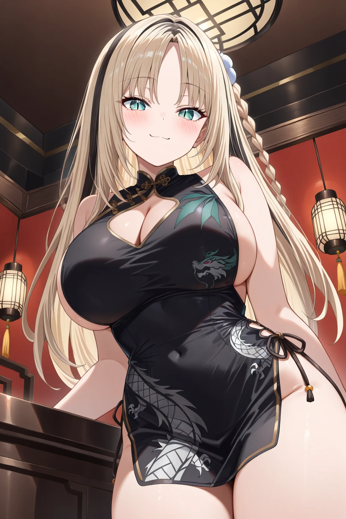 best qualtiy，tmasterpiece，超高分辨率，（fidelity：1.4），RAW photogr，1girl，Transparent off-the-shoulder，cinmatic lighting，huge tit，beauitful face，with her mouth open，Tongue stock，saliva，Black pantyhose, Moisturizes skin, a beauty girl，full bodyesbian，xiuxian，architecture，the golden ratio，Super detailed face， A detailed eye, 二重まぶた，Fantastical Atmosphere、Charisma spells、Witch duties、Wavy blonde，punk girl，cleanness