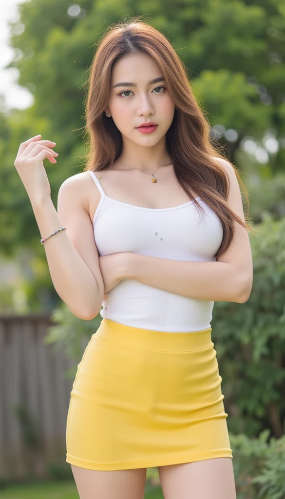 (masterpiece:1.3), (8 thousand, realistic, RAW photos, best quality: 1.4), (1 woman),(short skirt), (shirt), (suit), (양쪽 다리에 짙은색 realistic 팬티 스타킹), (Wearing high heels on both feet), (full body shot), (outdoors in sunny weather), (walking like a model), (Beautiful makeover), (very beautiful body) , (Realistic and very beautiful face), (long eyelashes), (double eyelid), (Very beautiful eyes, realistic and delicate), (big bust) , (Strong body through exercise), (beautiful abs), (Beautiful heaps), (tall), (black hair. parted, long hair:1.3), (아름다운 parted스타일), (realistic and beautiful skin), (absurd), (attractive), (ultra high resolution), (extremely realistic), (very detailed), (golden ratio), (Two long, realistic and beautiful legs), (realistic 팔), (necklace), (earring),(beautiful nails manicure), (So beautiful and sexy), (perfect secretary look)
