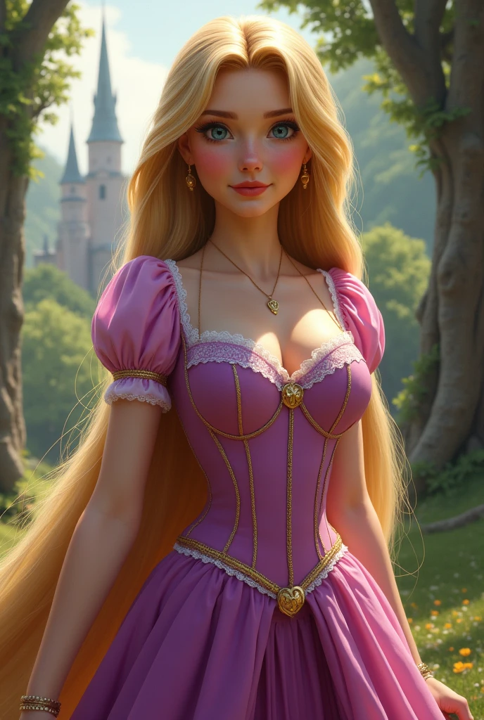 Naked Rapunzel without clothes