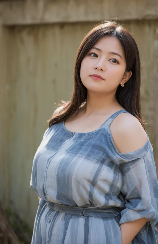 Assassin's creed style，Beautiful chubby asian woman,Full body photo, Photos taken with Canon EOS R5 DSLR camera, 电影灯光, ultra real photo, Complicated details, Her face  delicate