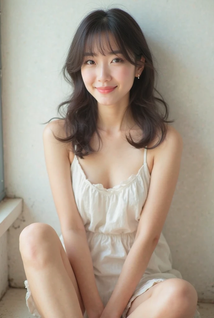 8K, Ultra-high resolution, Highest quality, masterpiece, 三分割法によるphotograph,Surreal, photograph, 1 Girl, (40 years old:1.3), pretty girl, Cute face, Beautiful eyes in every detail, 細かくdetailedに,masterpiece,, One Girl:1.2, Japan Female Announcer,whole body,Admired young wife,nice shot,Pencil Skirt、Knee socks, Attractive thighs, Sensual,A carefree smile,Heal the heart,Black Hair,Short Bob,Looking at the audience、beauty,Long neck、Laugh a little、Please close your mouth and laugh、(((Ideal body type))),A cup small breasts :2,、Portraiture:2、Perfect Anatomy、鮮明なdetailed、detailed、Surreal、Light and shadow,Strong light