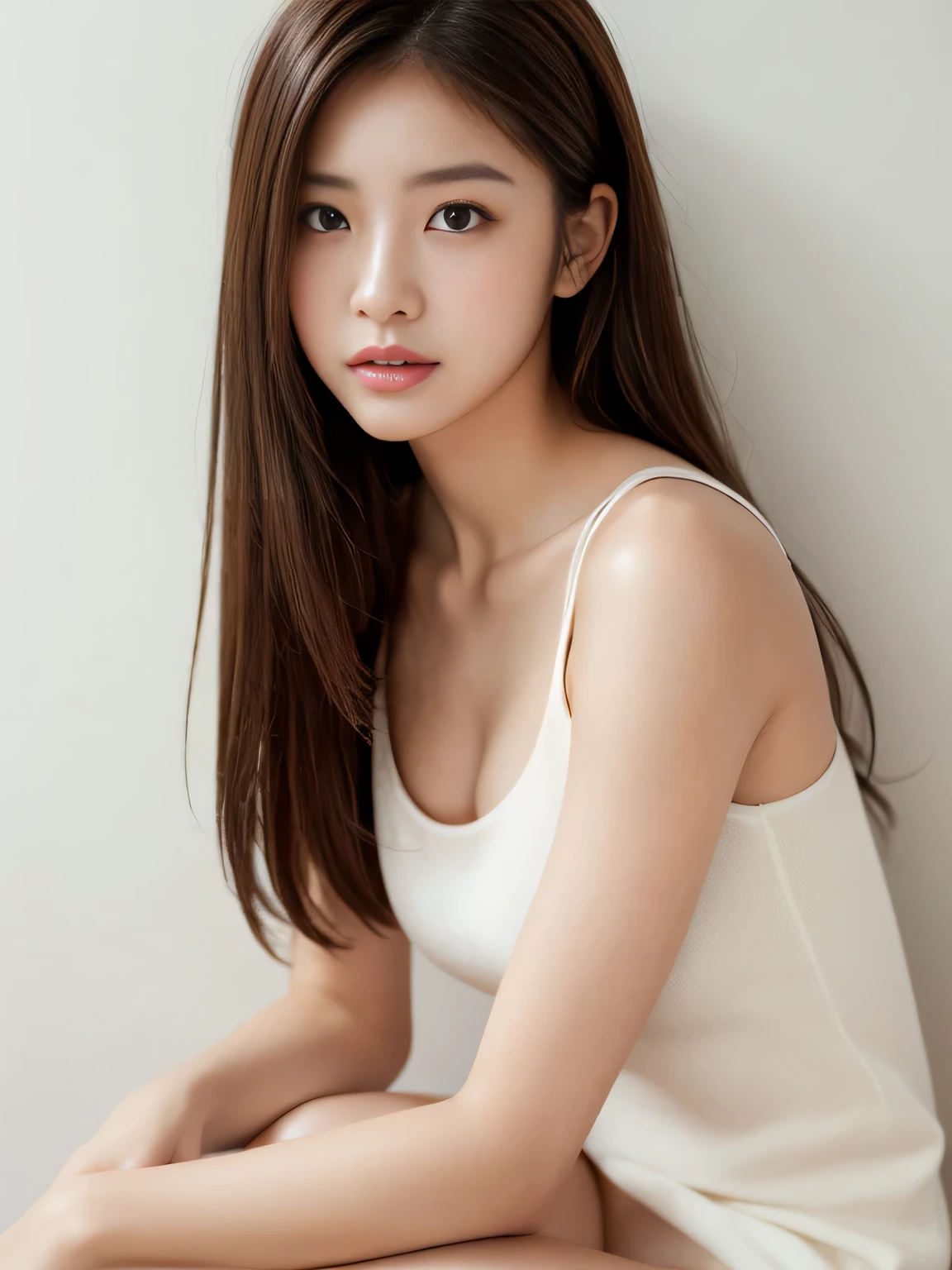 (((best quality))),(((ultra detailed))),(((masterpiece))),illustration,1girl,high school girl,solo,slim,thin,small breasts,flat chest,summer,sunshine,luxurious classroom,anticipation,beautiful,elegant,desk,college application form,sleeveless dress,light blue,summer sky,delicate floral pattern,shoulder length straight hair,sunlight,shimmering aura,fair skin,smooth skin,deep green eyes,luxury,plush leather chairs,richly patterned walls,state-of-the-art technology,open windows,summer breeze,freshly mown grass,distant bird songs,graceful movements,precise movements,serene face,focus,determination,dreams,aspirations,journey,fulfill academic goals,portrait,resilience,hope,future,courage,confidence,from front