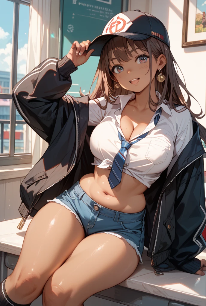 (Extremely detailed CG unified 8k wallpaper,masterpiece, best quality, Super detailed),School classroom layout,sunlight through the trees,Beautiful blonde high school girl,Twintails and Argue(D cup),Smartphone in hand,Restlessness,Beautiful brunette high school girl,Thin and flat chested, Wearing a sailor suit,sit on the chair,Talking to blonde girl sitting at table,night.