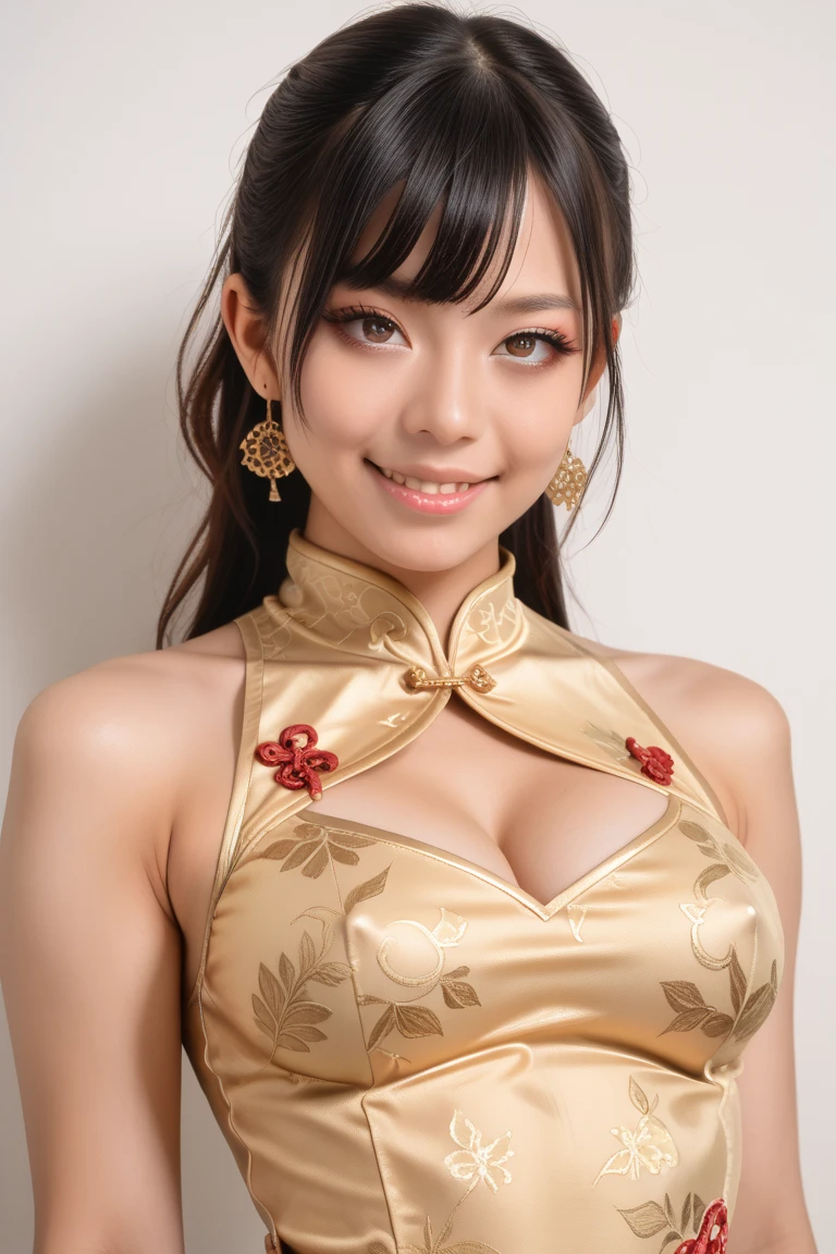(A Cheetah/A cheetah/Cheetah(China dressSwimwear:1.3)), Swimwear, Skin color, big , smile, (8K, RAW Photos, Highest quality, masterpiece:1.2), masterpiece, super detailed, super high quality, (Realistic and photorealistic photography:1. 37), High-resolution RAW color photos, Very delicate and beautiful, highly detailed, 8K壁紙, wonderful, detailed, Very eye, very detailed, very detailed skin, very thin fingers, very detailed nose, very detailed mouth, Perfect Anatomy, Upper Body, 、(China dress:1.3)、Female Band、live、((Upper Body:1.3)), Nogizaka idol, Korean Idol, Idol sculpture'Pause, 18-year-old, cheap, Cafe, restaurant, Italy, deer, Australia, break ((Upward glance)), ((angle From above: 1. 3)), From above, Looking into the camera,