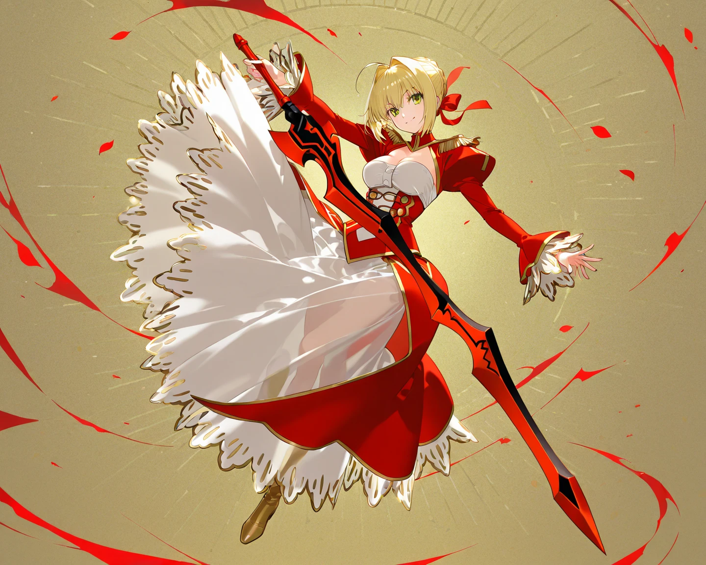 fate/Grand Order, fate/Extra, Saber, Nero Claudius (Fate), Enchanted Valley, Breast