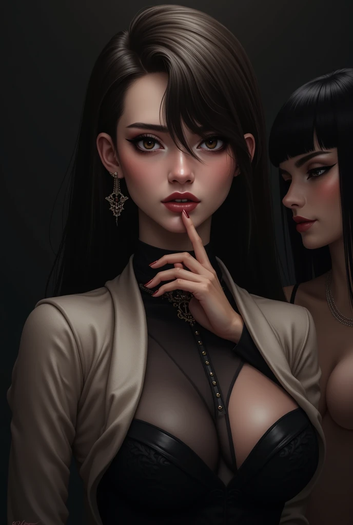 anime girl with long black hair and blue eyes staring at the camera, she has black hair with bangs, 1 7 - year - old anime goth girl, sui ishida with black hair, black hair and large eyes, girl with black hair, she has black hair, raven black hair, beautiful anime portrait, in the art style of bowater, black hime cut hair