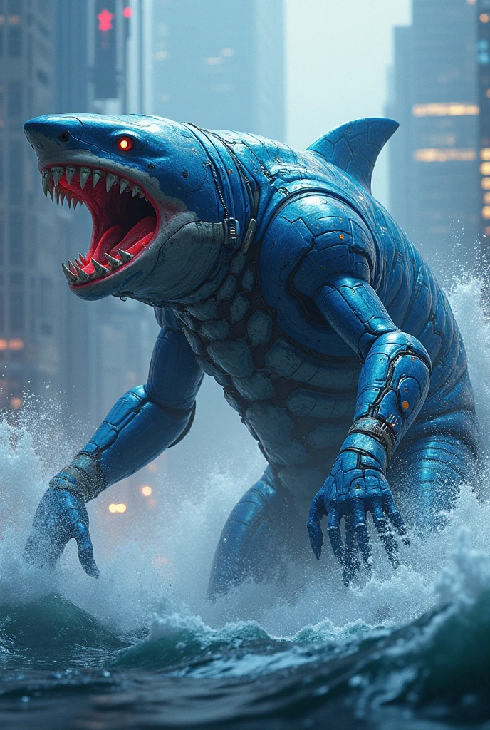 "(best quality,4k,highres,masterpiece:1.2),ultra-detailed,realistic:1.37,crab shark,creepy,mutant,blue shelled,giant,shark,creature,shore,hunting for prey,sinister,ominous,dark waters,massive jaws,sharp teeth,menacing presence,distorted body shape,intense gaze,scaly skin,evil,horror,nightmarish,terror-inducing,ominous atmosphere,dimly lit,stormy sky,specific unique species,unearthly appearance"