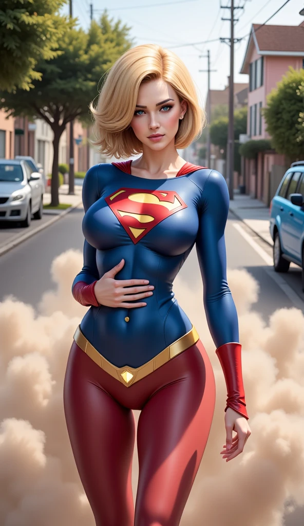 (melhor qualidade,4k,8k,alta resolução,masutepiece:1.2), (Bette is a black woman, BBW MILF, 30 anos), cintura fina, (bunda enorme: 1,9), (droopy breasts), (Sagging Tits: 1,9), (seios grandes: 1,9), lying in a completely destroyed ruin, (sexy supergirl costume), (botas vermelhas), corpo inteiro, sexy, sensual, hot, They are tired, decotes, bunda enormes, damp hair. ((mesmo personagem, headpe, lado, Costas)), (perfect hands)