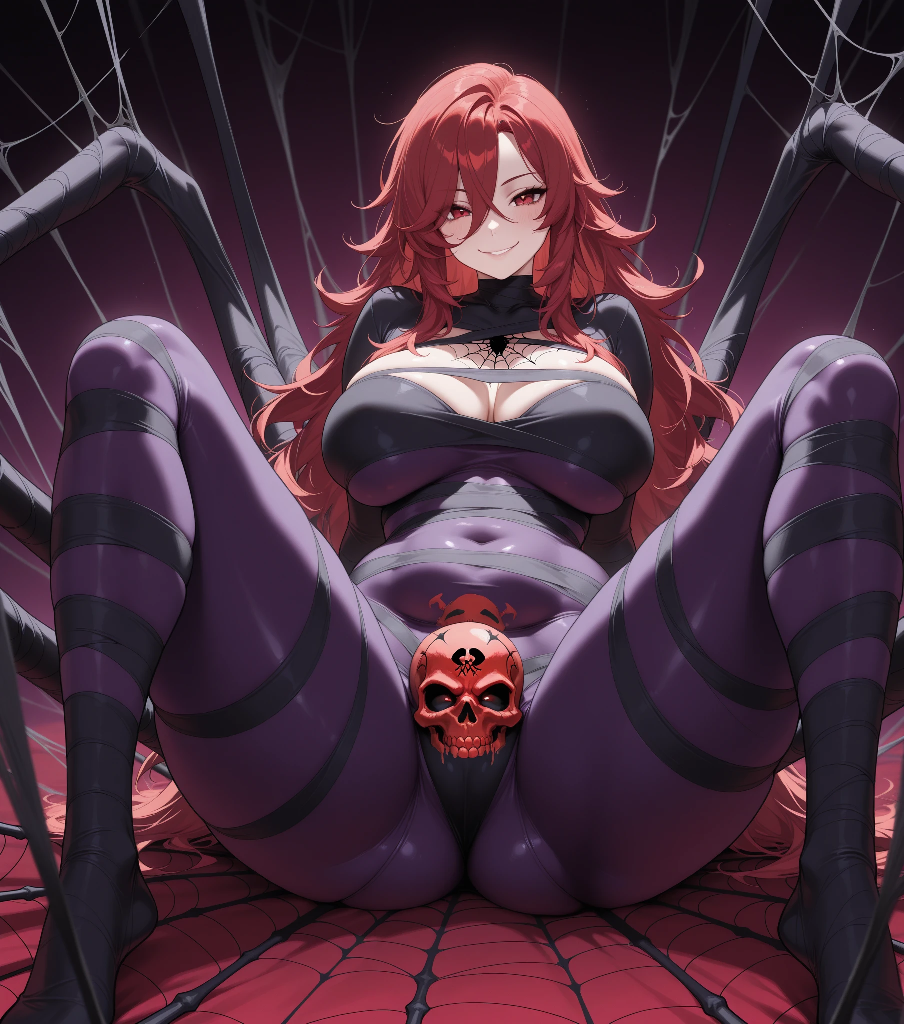 sexy lady, perfect body, every part of her body beautiful, long pink hair, gran big , nig nipples, erect nipples, venom over his entire body, symbiote, dark alley background, on knees, legs wide open, symbiotes escurriendo en su cuerpo