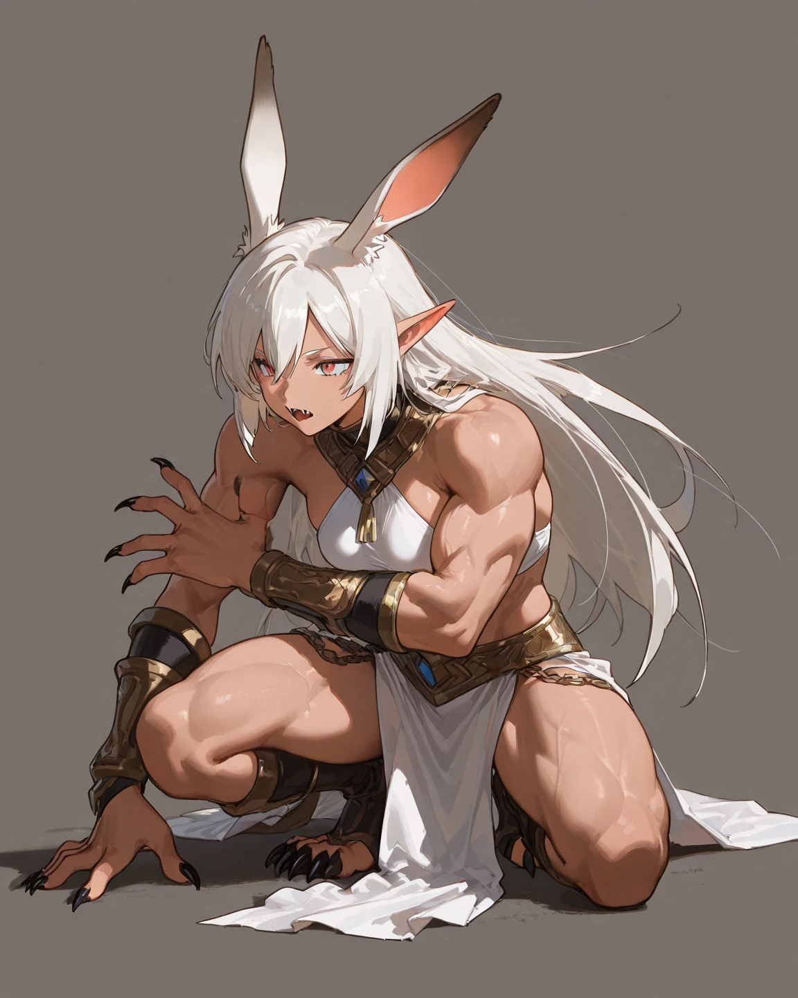 Rabbit, Mythology, God, full body, pose