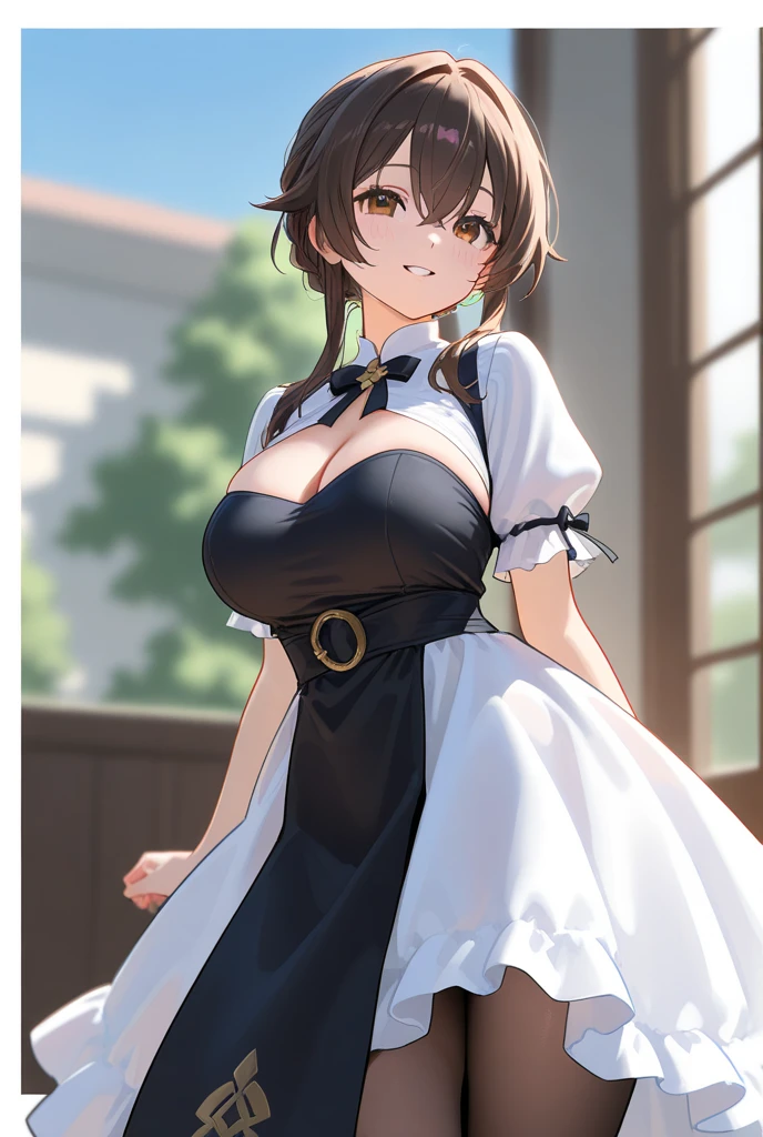 (Masterpiece, Best Quality:1.2),
A girl, Lena's face, Red eyes, breasts, looking at the viewer, black hair, breasts grandes, straight wavy hair, hair between the eyes, looking at the viewer, expressionless, fringe, black hair,black lace lingerie with red and transparent parts, black thigh high stockings, fully erected pose.