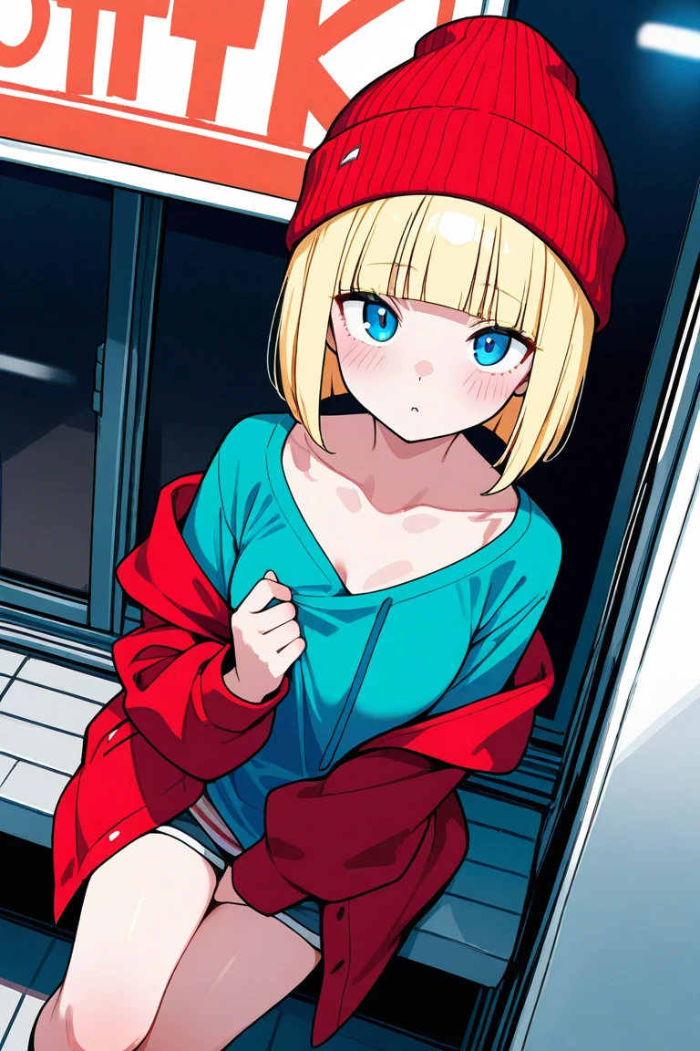 best quality, 1girl, highres, px4storm \(winter\),
red sweater, green apron, blonde hair, green eyes,
masterpiece, absurdres, colorful, bright colors, sharp lines,
<lora:LohaOnonoimokoStyle_v10:0.6>, <lora:px4storm:0.4>