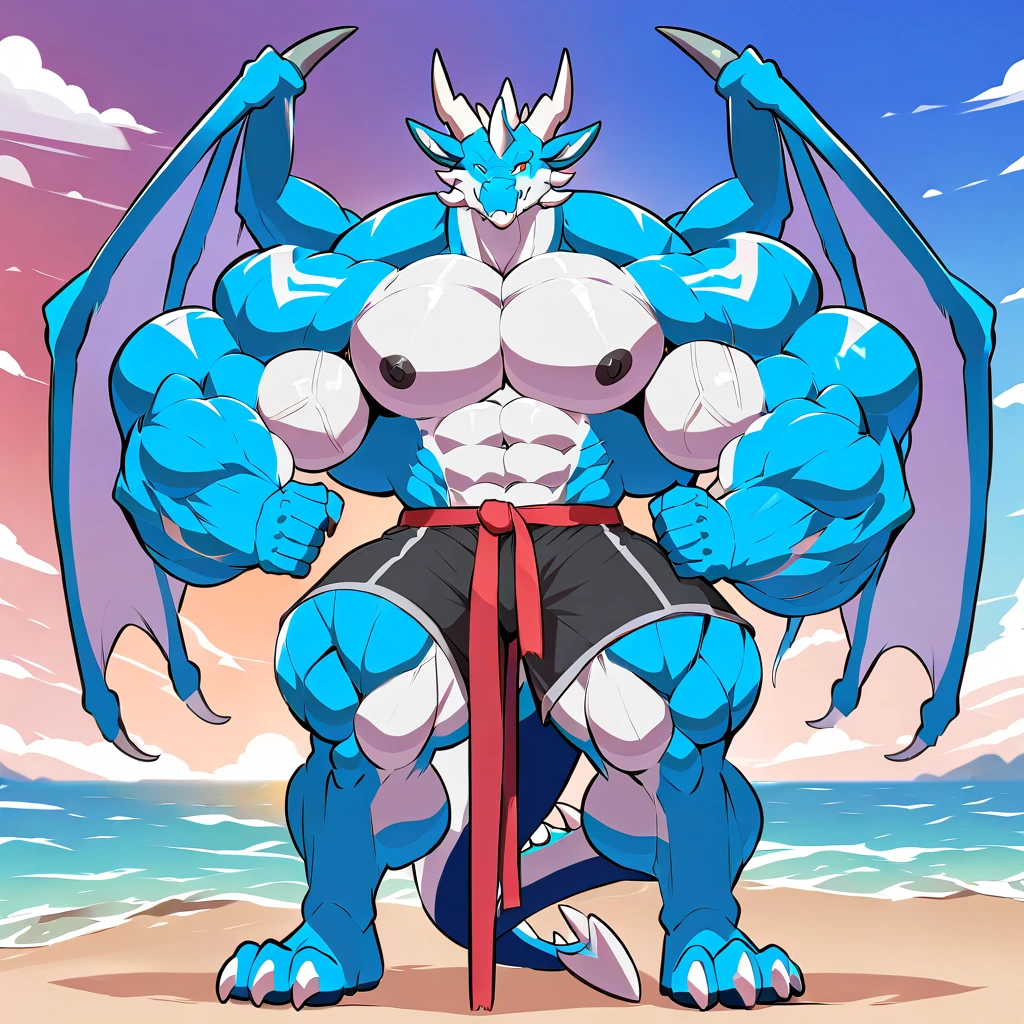 abs adoptable antro character design digital art dragon dragonborn dragon boy fanart fantasy furry glitch diagram love male muscular muscle hairy huge muscles aiadoptable aiadopt
