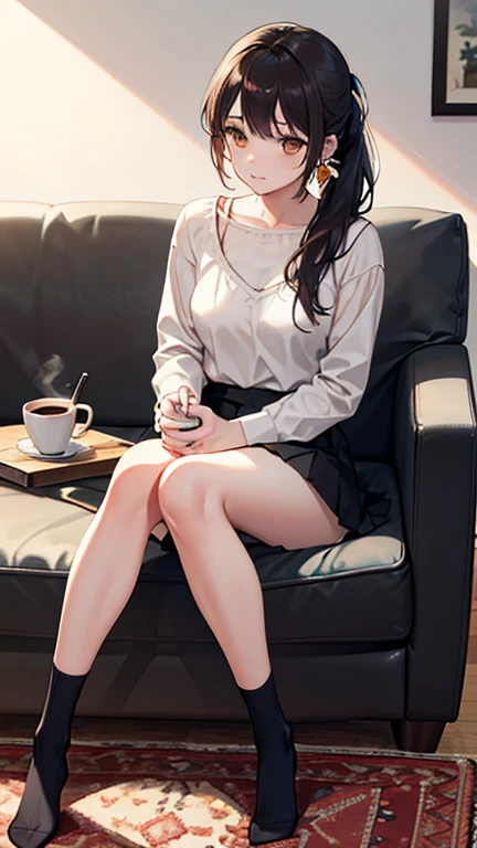 (masterpiece), 1girl, pale skin, blonde hair, short hair, blue eyes, nsfw, 1 boy, penis, footjob