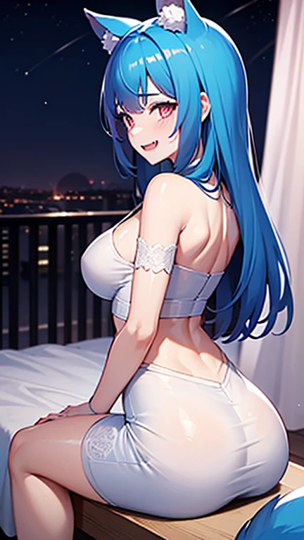 1girll, Her hair is long and glossy., Odd-eyed eyes with fine sparkles, Wearing a wet plain T-shirt, T back,bed, absurderes, hight resolution, ultrasharp, 8K, masutepiece, Barefoot at-Viewer, Seductive,On the bet,In a room in a high-rise building with a beautiful night view,4K high image quality,With her shoulders and boobs sticking out and sleeping,