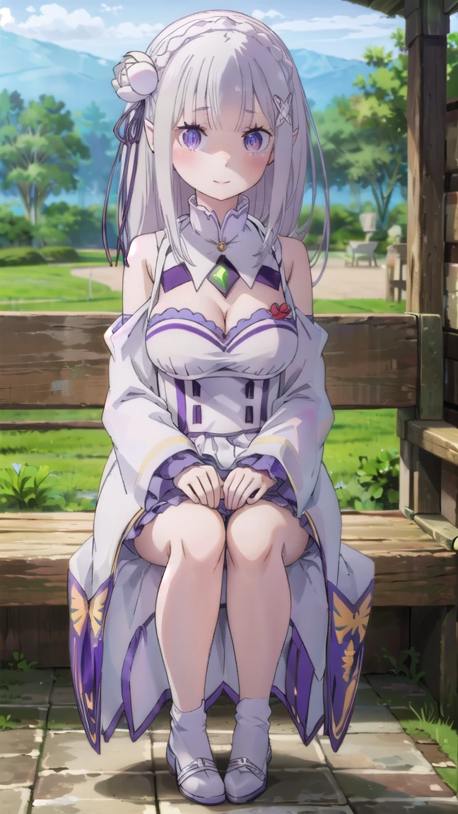anime, masterpiece, high quality, highly detailed, elegant, sharp focus, beautiful background, cleavage, ((best quality)), ((masterpiece)), (detailed), perfect body, (solo:1.4), 4k upscale, cute smile, royalty, luxury, beautiful stars, anime blushing face, (one Girl:1.5), (((1girl)))