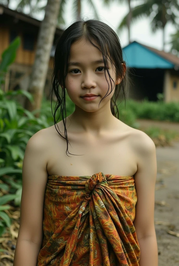 asian in the river like kids, blsmallike kids, naked, su realiskin, beautiful face, cute face like kids, full body, selfieery thin, NSFW