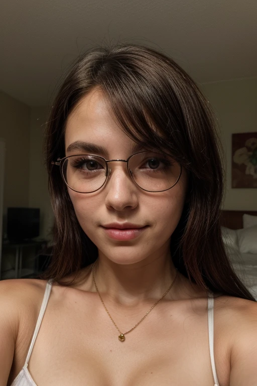((best quality)), ((masterpiece)), (detailed), perfect face,hot goth girl,huge breast,in glasses