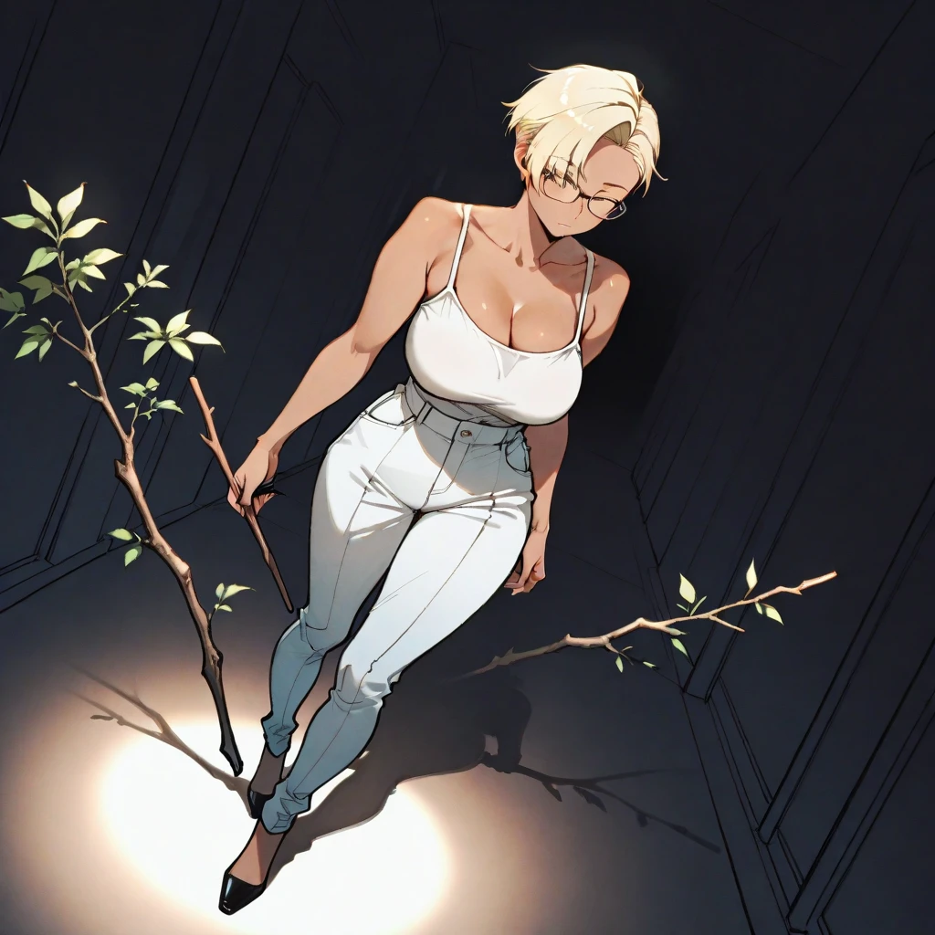 ((Highest quality)), ((masterpiece)), (Familiar), Perfect Face, (High resolution), (Best Shadow), 8k, Cinematic, (Realistic:1.4),dramatic, Fascinating, (((((Perfect Anatomy))))、((((Anatomically correct))),(Spread-legged squat pose),Five fingers、Human hand、 (Pure white skin:1.1), Muscular and voluptuous body,(((Realistic big breasts)))、Big Ass、Wide hips、Sweaty、(((A brand new plain white tank top that was see-through from sweat)))、(((Plain white high leg panties transparent with sweat、See-through)))、(((Plain white high leg panties transparent with sweat、See-through)))、(((Dark blonde)))、((blue eyes))、(A triumphant look、An innocent smile of victory)、((The background is forest and grass.))、A shabby grave in an old abandoned building in Japan、 (((Only one gravestone、Very poor、very old))),(((((An old, small, unassuming, square Japanese-style grave)))))、(((Soil ground))), (sunny:1.4), ((The wide, blue sky of midsummer、Natural cumulonimbus cloud))、(Record heatwave)、((Erect large hard nipples))、((Attractive large areola))、(((16 years old)))、((((((Cheap rough white sneakers))))、Raise your chin and look up、(((ankle socks)))、((((Bare legs))))、(((((Cover all the gravestones behind the young woman with trees)))))、(((((Cover the black stone tower with trees))))、(((((Increase the area of blue sky))))、