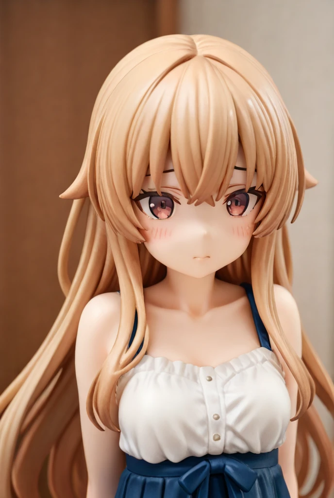 Mayuchina、Good looking girl (blush, Perfect Face), independent , Looking into the camera, masterpiece, Anime art style, Cute Characters, Most detailed, high quality、Nico Nico Smile、There are highlights in the eyes、Normal chest、The whole body is visible、blonde、Long Hair、Yellow Eyes、Swimwear、sexy