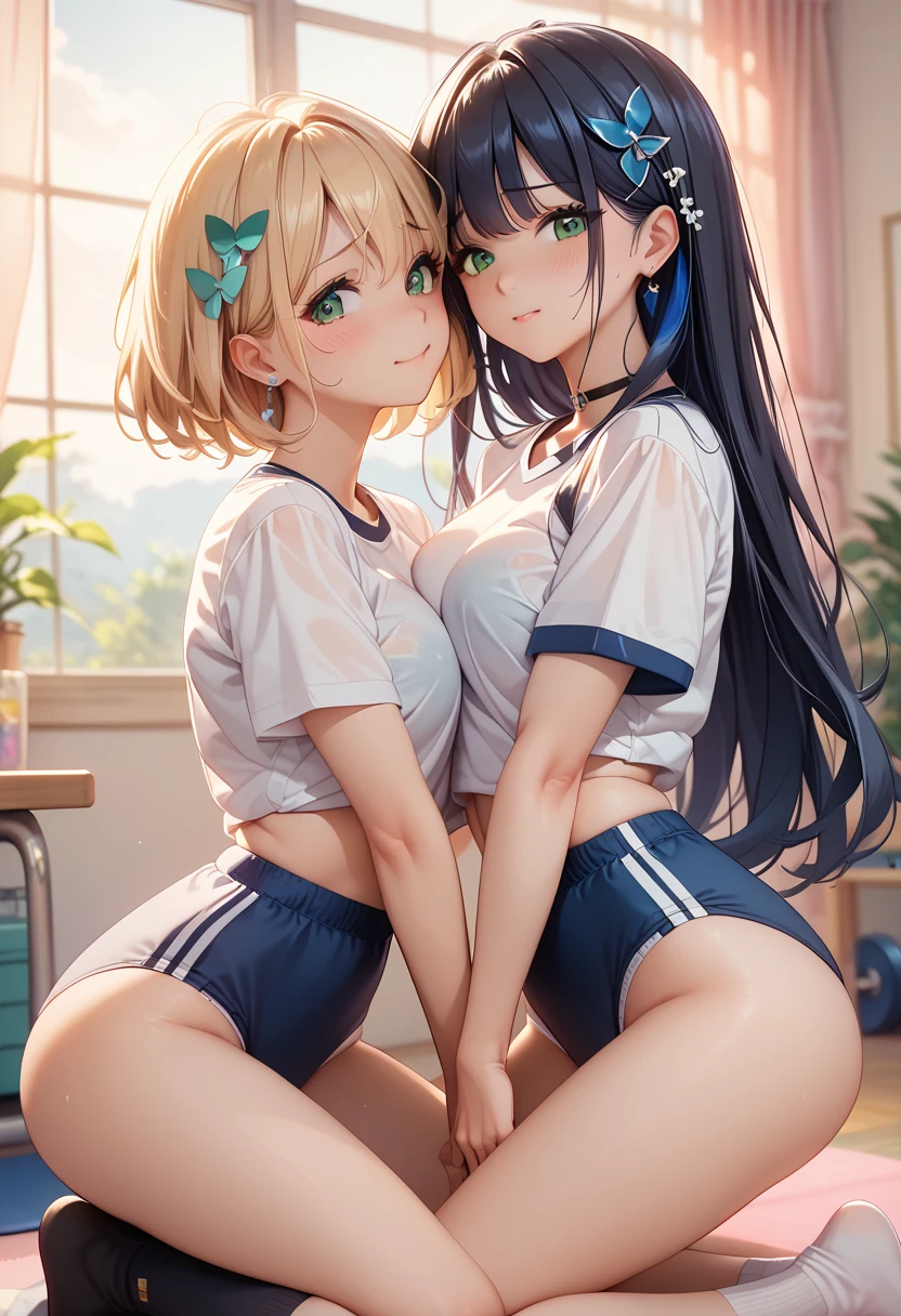 Blonde twintails、elementary student、Lori、mesugaki、Lorivich、School swim wear、nsfw