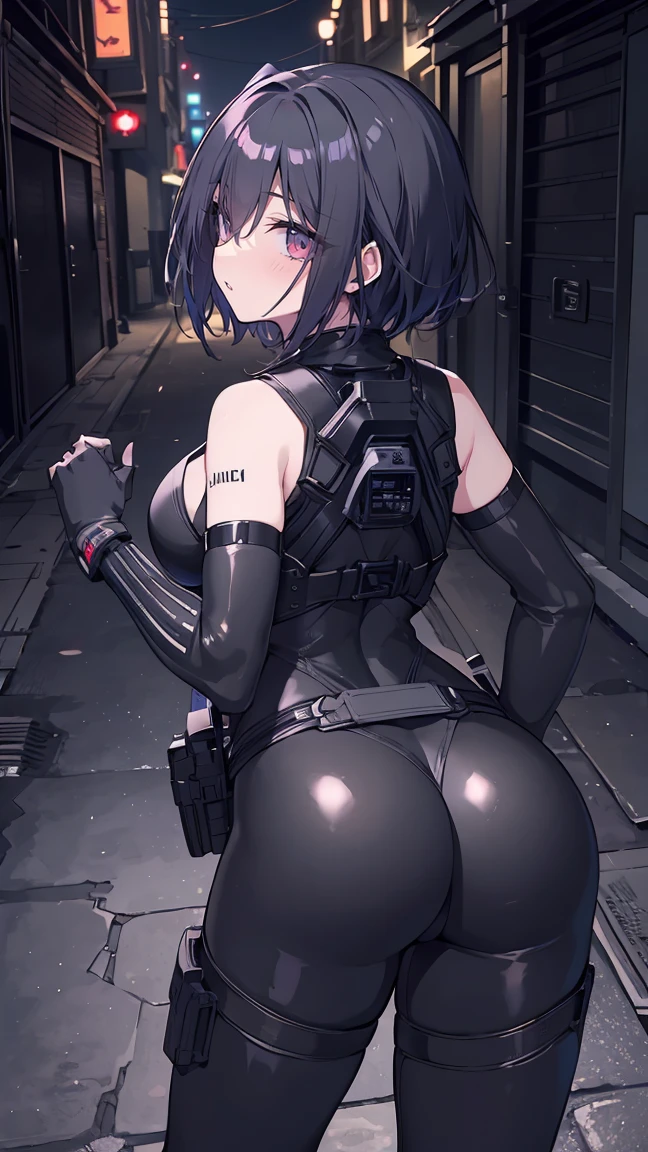 (masterpiece:1.2,Highest quality,Highest quality,Very detailed:1.2),8k,wallpaper,(Several women:1.6),(Futuristic female SWAT team:1.6),(Assault on a criminal hideout:1.6),(Extremely form fitting black tactical body armor),(Tactical Headset),(Tactical Gloves),(Tactical Helmet),BREAK(Severe),(ponytail),(Black Hair),(Beautiful Face),(Beautiful Eyes),(Beautiful Eyes),(Very detailedな顔),(Very detailed female hand),(muscular),(sexly),(Big Breasts),(Thick thighs),(Beautiful body),(The background is a criminal hideout:1.6),(cyber punk:1.6),(((Hand,detailed,perfect,perfection,hands))),(Beautiful female hands),(Accurate hand drawing),(dynamic:1.6),(action shot:1.6),(Dynamic angle),BREAK(Cinema Lighting,Written boundary depth,Wide Light,Low contrast,Backlight,Sharp focus)