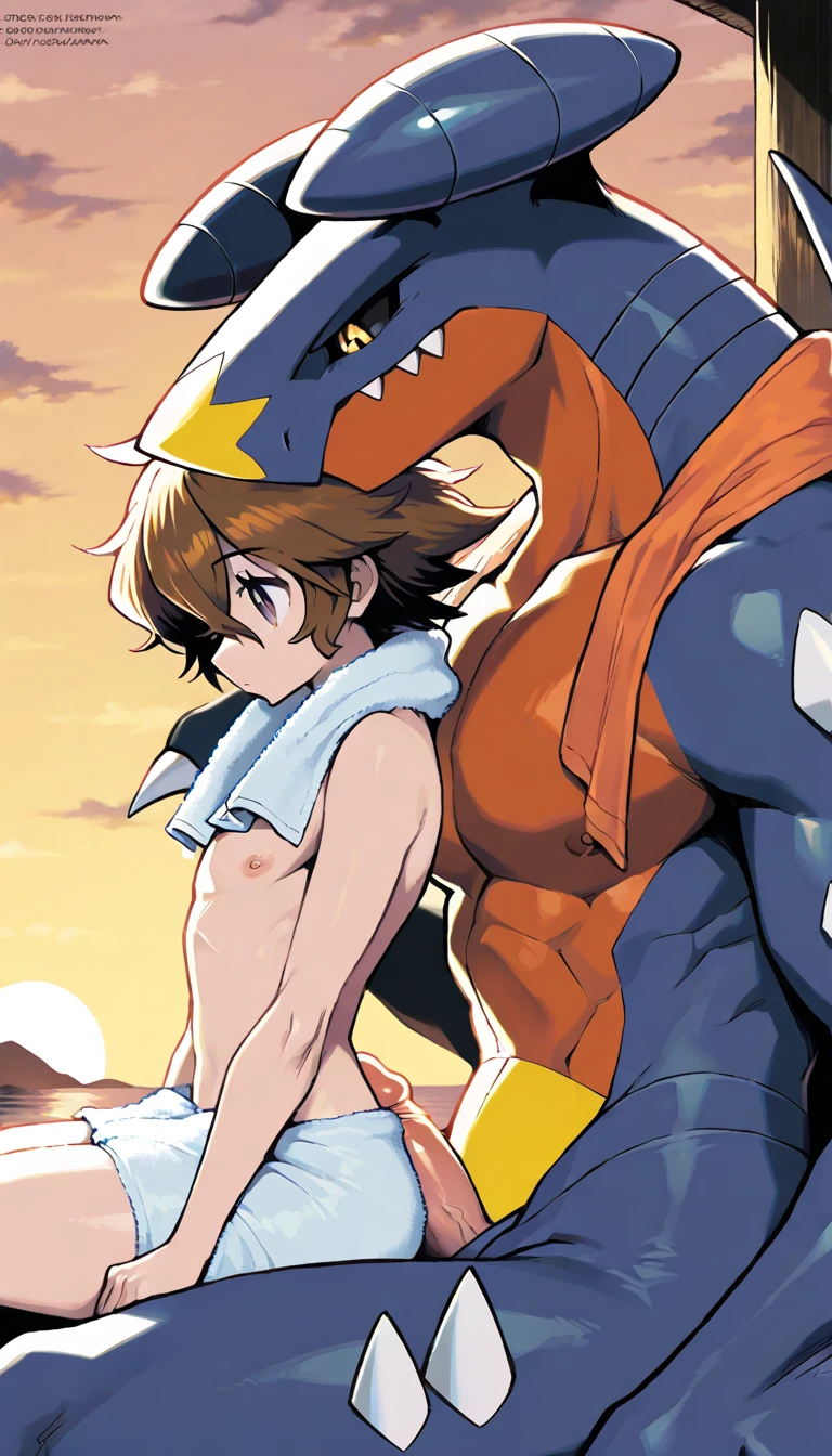 draw a pornagraphic image of shinji from evangelion , make him nude, cool pose