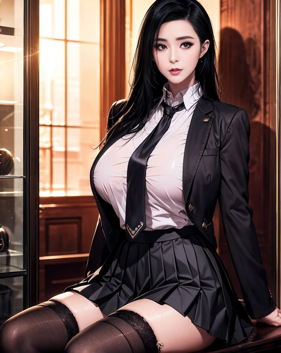 realistic, 1gril, per HD, 12k, slim body, rather big body, six pack body, big round breasts, uniform office girl clothes, beautiful breasts, looking at the camera, doggy style sexual, long black hair, facial details, detailed person, body details, hair details, breast details, vagina details, eye details, sweat details, water details, pose (Masturbating with 5 girls climax sexual bloody vagina, deflowet) whole body, klimaks masturbating, perfect masturbating, stay in toilet, lesbian, licking vagina, klimaks face masturbating, squezing breast
