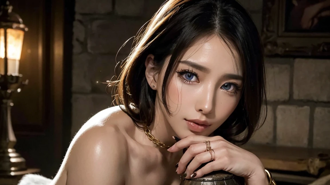 1girl in, Idol, wide shot, full body in frame, Photo, movie, depth of fields, Skin Texture, rubber band, topknot, Long hair, hair messy, hitornfreckles, NSFW, full , 8yk、Raw photo、(Vulgarity:1.5),((Best Quality, 8K, masutepiece: 1.3)), sharp: 1.2, Perfect Body Beauty: 1.4, Slim abs: 1.2, ((Layered Hair Style,: 1.2)), ( Massage parlor: 1.2), Wet: 1.5, Highly detailed face and skin texture, Detailed eyes, Double eyelids, Looking at the camera, full bodyesbian, Bend one leg and spread your legs apart, Choker with a chain ,Face feeling ecstasy, small breasts, full nude, naked, (Photorealistic: 1.4), 21 years old, ((half french and half korean:1.3)), long hair, edgQuality, edgOrgasm,face focus, a woman with her eyes closed and her mouth open ,woman with edgOrgasm_face