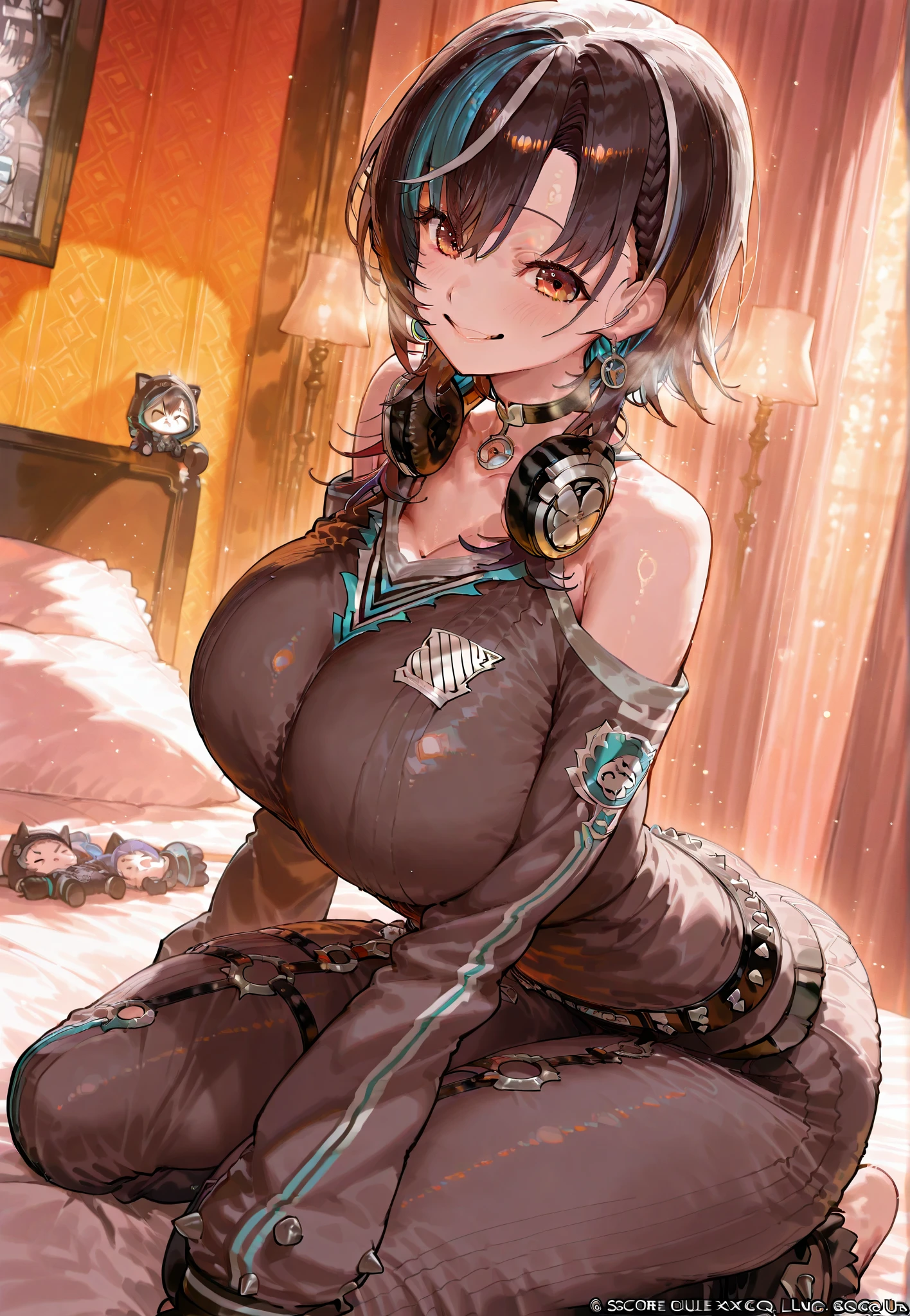 tosen jordan \(umamusume\), leopard pattern bodycon, big tits