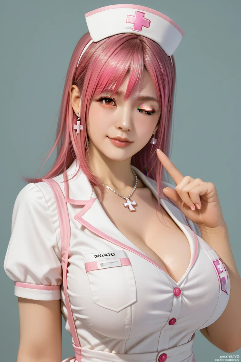 A preschool girl, curls, (Maximum), only, Muscle Abs, jealous, Nurse，Looking at the audience, (Very long hair), (National Foundation ), (), Nurse suit，Nurse，Nurse hat，，happiness， super huge breasts，Low-cut， ，full-body shot，full-body shot片，Imagine, huge ，， Realistically, best quality, necklace， earrings， Hospital, Delicate face,  (stable diffusion), Radial Lighting, Depth of Field, blur background，Red lips，Low-cut， huge breasts，Smile，vintage photograph，High heel，，Put your hands behind your body，Tight，Pink clothes，Random background，Everlasting，Short sleeve，Valentine&#39;s Day&#39;Day&#39;Day，Honoka，rose in hand，Long legs，Holding flowers，full-body shot，Pink Hair，mini skirt，huge breasts，Standinging，Standing，Standing，Long legs，High heel，Pantyhose