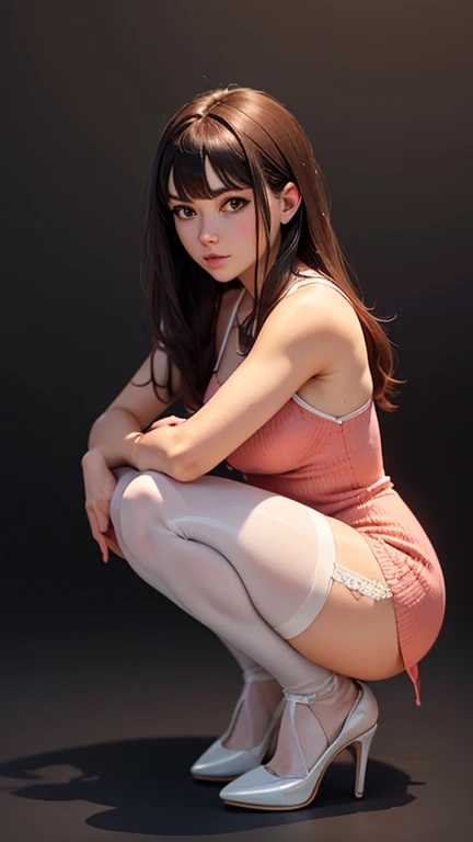 lightly round face, Tanned brown face, Healthy face, small eyes, Thin thighs, (Small chest), confident pose, harsh, Almond-shaped eyes, rich palette,choker necklace,3D,open-toe high heels, goddess,high heels, goddess, Lean-yet-toned body/androgynous body aesthetic, spasm,tgirl,large erect peni,dickie,penisS,trap,(, , large , testicles, large testicles, erection), CFemboy,Otoko no ko,OTOPIP,dickie in panties, bulge,black pantyhose,black stockings,big ass,kneeling,kneeling on the street,dynamic angle,