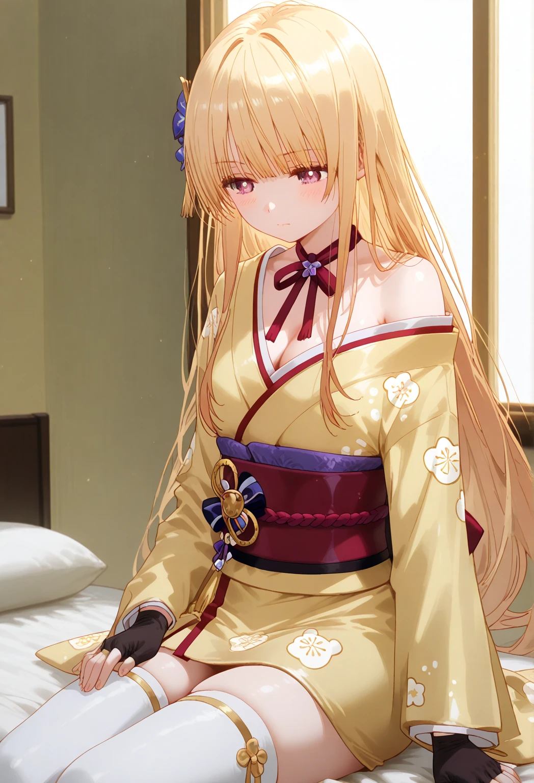 The woman is pushed down on a large bed and naked men put their dicks into her pussy and ejaculate a lot, rape her, groping her all over, gang-raping her, and a lot of semen overflows from her pussy.、((Highest quality)), ((masterpiece)), (detailed), (Perfect Face)、The woman in the Korean palace is a Korean Tiayoo, wearing a gorgeous and glittering hanbok (traditional Korean dress) in a Korean mansion, with a gorgeous hair ornament, gorgeous jeweled accessories, and an engagement ring.、The woman is an elegant tiare with green eyes and medium-long blonde hair. The woman is a Korean tiare wearing a hanbok.