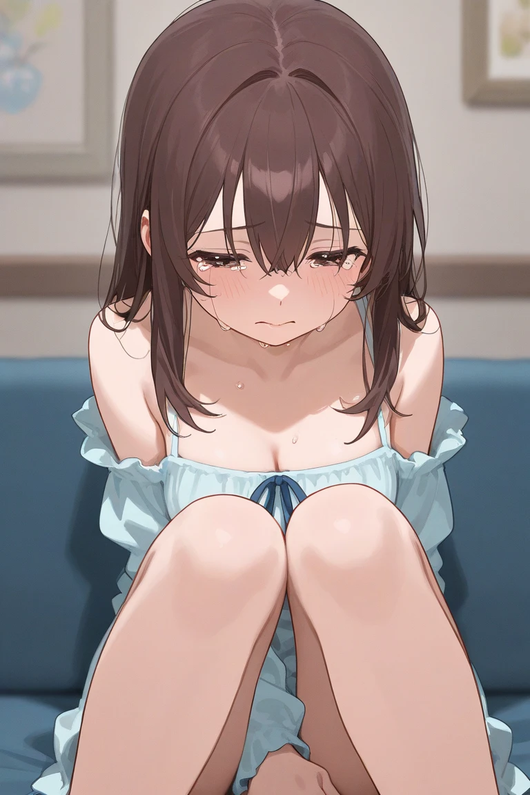 ((Highest quality)), ((masterpiece)), (detailed), Perfect Face, Realistically, hair ornaments, indoor, gym, at night, ight ray, Glitter Hair, Brown eyes, Glowing Eyes, Pink shorts, Striped panties, blush, , Wet, (See through), Sleeveless shirt, Nipples, Underarm, 14 years old, 大きなCrying face, Chair,Chairに縛られる,, the wind is strong, mandarin orange, , masterpiece, Highest quality, Highest Resolution, 最もdetailedな顔, Perfect hands, Perfect Anatomy, Raise your hand, spread Underarm, Raise your arms, In underwear, (Full body image), Wide-open legs, Small breasts, ponytail, Breast Exposure, Crying face, Panties in full view, performer \(null\),1 girl, One person々in, Long Hair, Watching the audience, blush, Brown Hair, , Black Hair, White handbag, School Background, belly button, very Long Hair, Blue underwear, Yellow Eyes, , teeth, abdomen, White gloves, Stomach, good, Crop top, Place your hands on your hips, Ascot, Earrings, Crying face, clenched teeth, black good,Martian々 \(nod\),Glowing Skin,(Mature Woman:1.2), Crying face、naked、Parted bangs、Small breasts、Strawberry print panties Twin tails、Hair Bobble、、Show me your breasts、Short skirt Nipples露出 Breast milk Nipplesからは大量のBreast milk,, 勃起Nipples Nipples Wearing only panties ロープin首を絞められて失禁 Raise and tie your arms Blue underwear 勃起Nipples Crying face 恐怖inおしっこ Having her breasts sucked