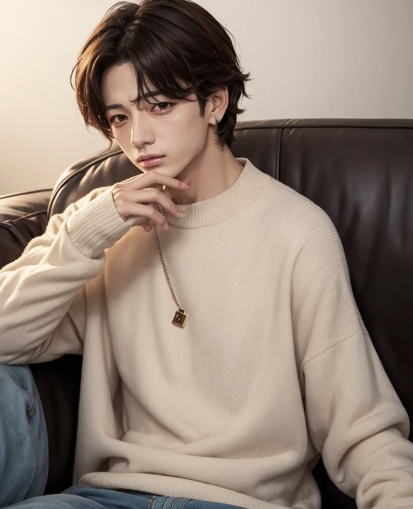 Hombre con un cigarrillo en la boca sentado en una silla., kim doyoung, Jinyoung Shin, yanjun chengt, TaeJune Kim, jungkook, hyung tae, hong junio hyung, cai xukun, hombre surcoreano, headshot foto de perfilture, imagen de perfil, cara delgada, jeon jungkook, jungkook, kookie, Ggeok, Jungkookie