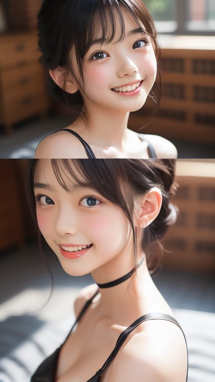 A very cute face like an idol、Looks like a young face、20-year-old female、Gentle and cute、Cleavage、Beautiful moon and starry night、Moonlight only、Natural light、RAW Photos、Genuine、live-action、(Romantic)、(Artistic Expression)、Real Stick、High resolution、masterpiece