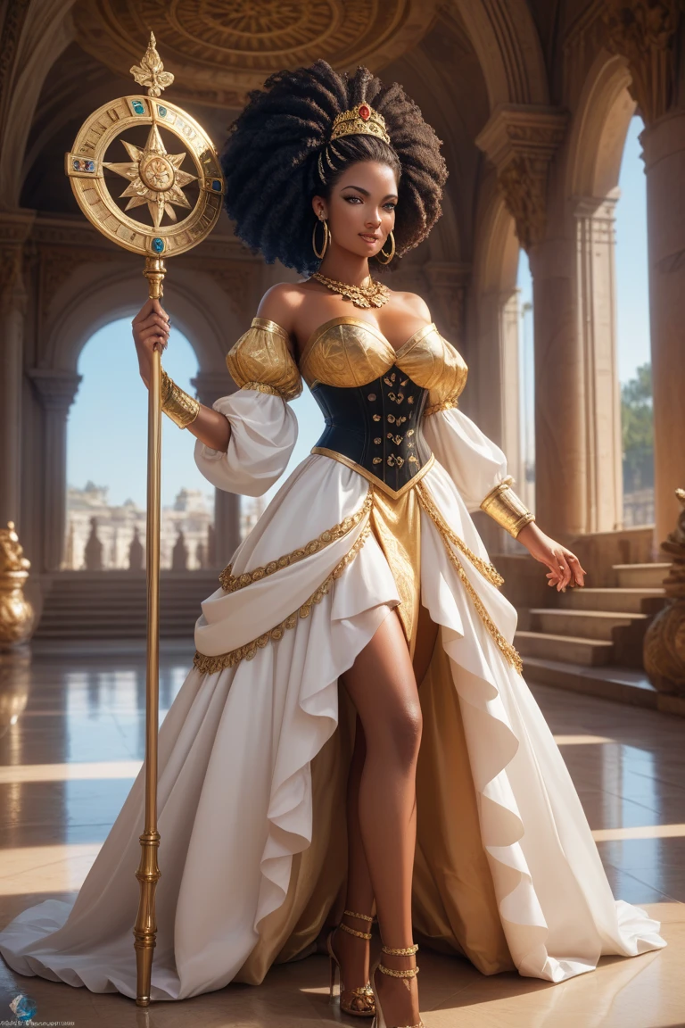 African lady of the Middle Ages