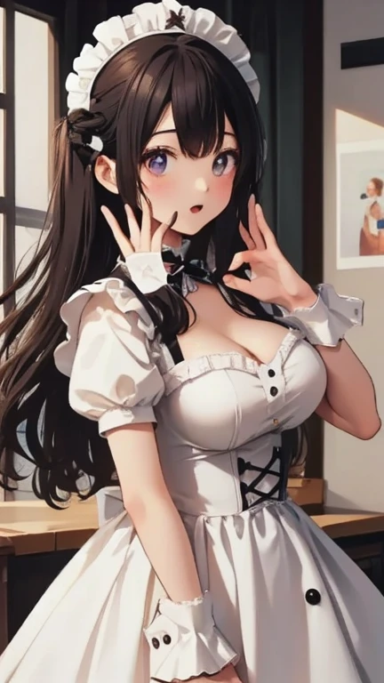 ta fashion, [bunny girl], best quality, ultra high res, (photorealistic:1.4), detailed skin, cinematic lighting,bare chest, friendly, intelligent, conversation engaging, happy,kind, energetic, cheerful, creative, with sparkling eyes and a contagious smile, 