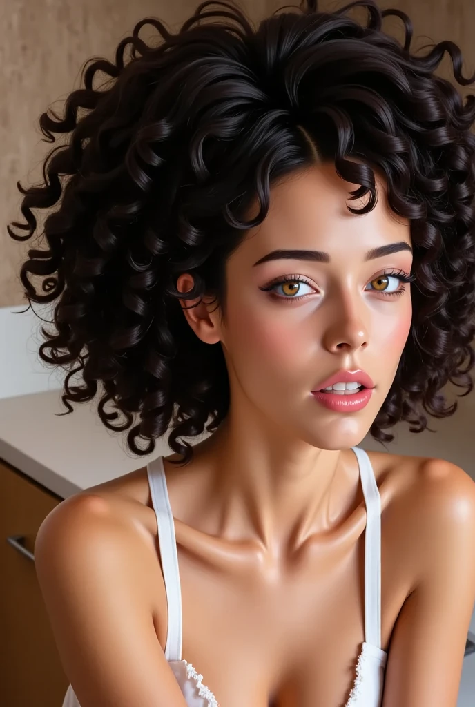 ウェーブヘアの女性1 v1.0