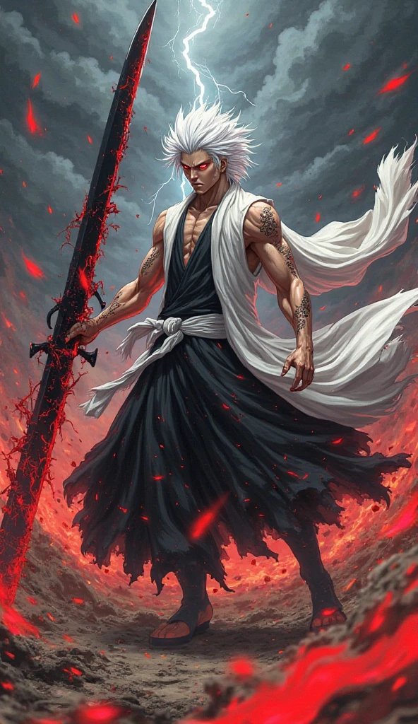(masterpiece, best quality:1.2),1boy,solo, Ichigo kurosaki, badass pose,bleach, powerful aura,red aura,8k,64k, HD, unparalleled masterpiece, dynamic lighting, cinematic, epic, highest quality digital art, Stunning art, wallpaper 4k, official art for bleach,art by Tite Kubo, absolutely stunning art