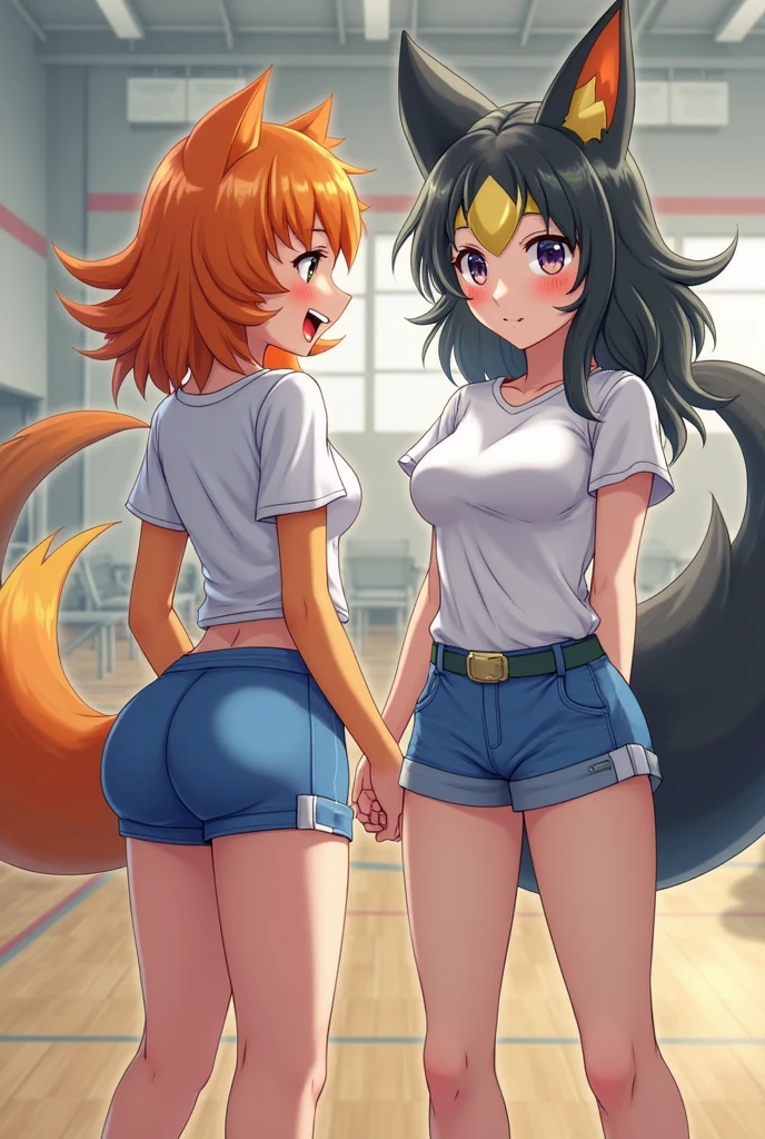 score_9, score_8_up, score_7_up, score_6_up, score_5_up, score_4_up, (source_anime), 2girls, neon genesis evangellion, ((asuka langley soryu, small breasts, {sucking breasts})), (( rei ayanami, small breasts, big Thighs)), yuri, breast sucking, far, full body, in public, Swimming lesson